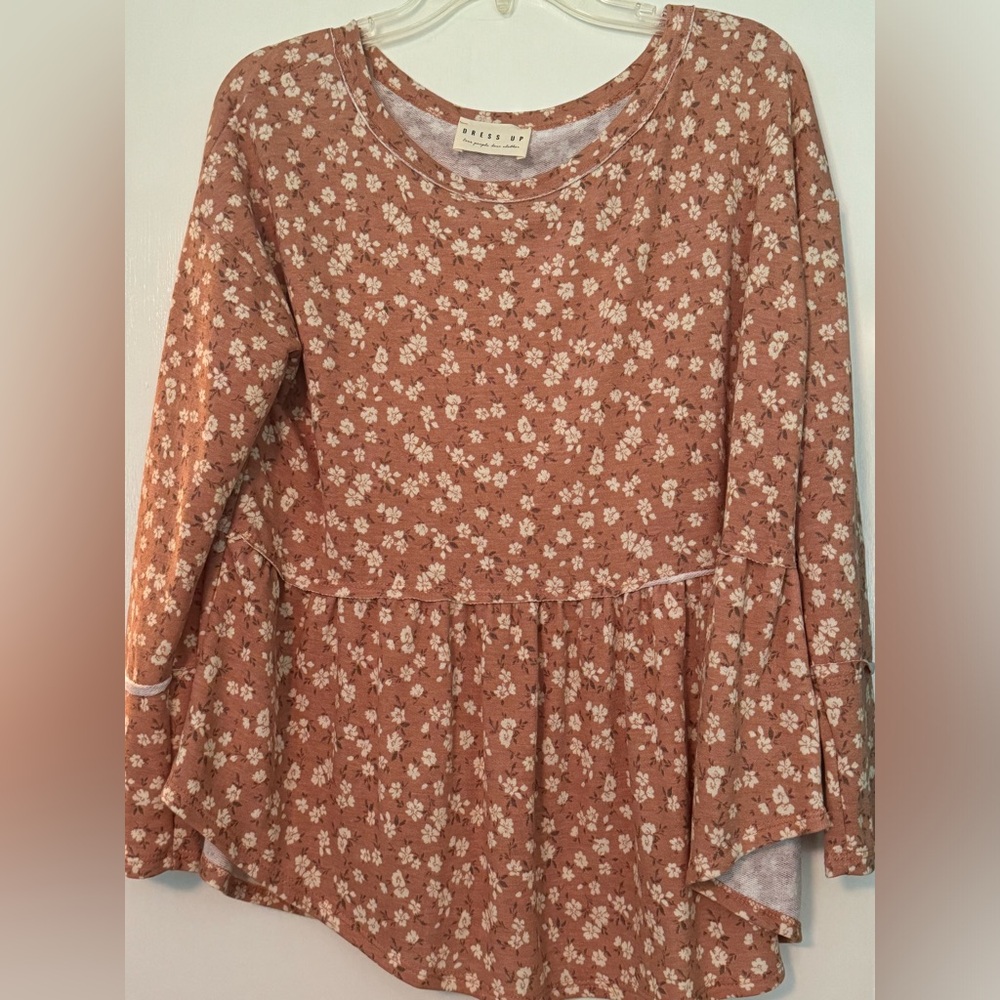 Oversized floral top